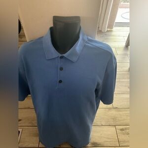 Men’s used Nike golf polo shirt North Carolina Blue size XL dri fit